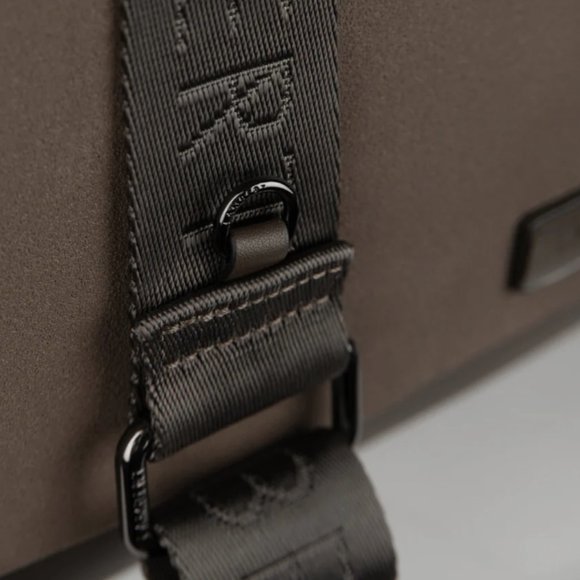 LAMBERT | The Victoria - 3-In-1 Metro Vegan Microsuede Handbag | Brown - Picture 6 of 14